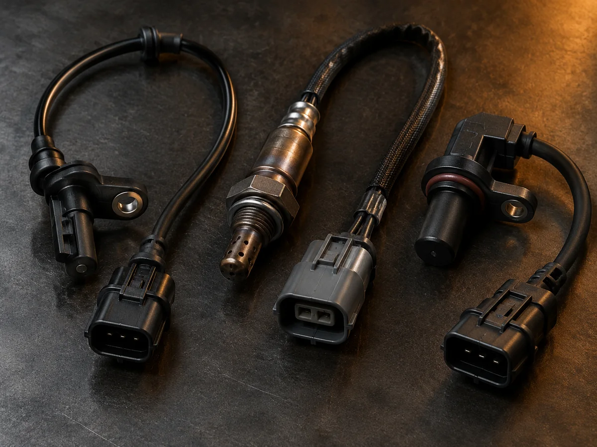 Home ABS, oxygen and crankshaft sensors on steel